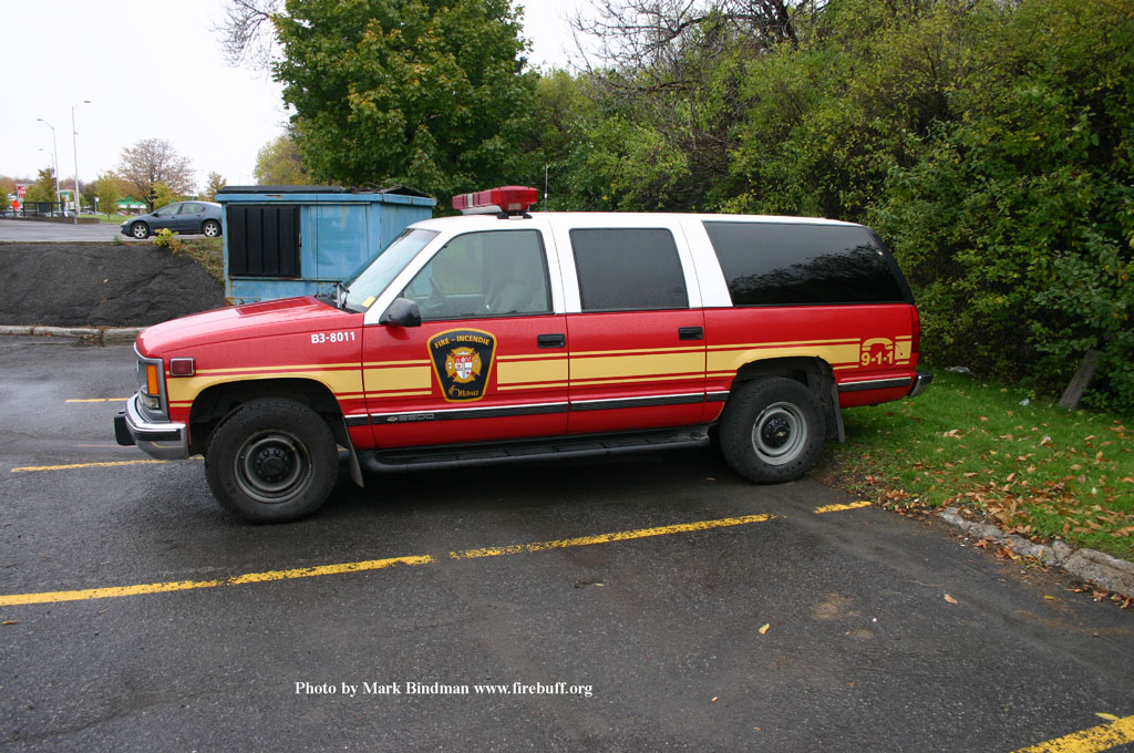 Spare Chief's vehicle